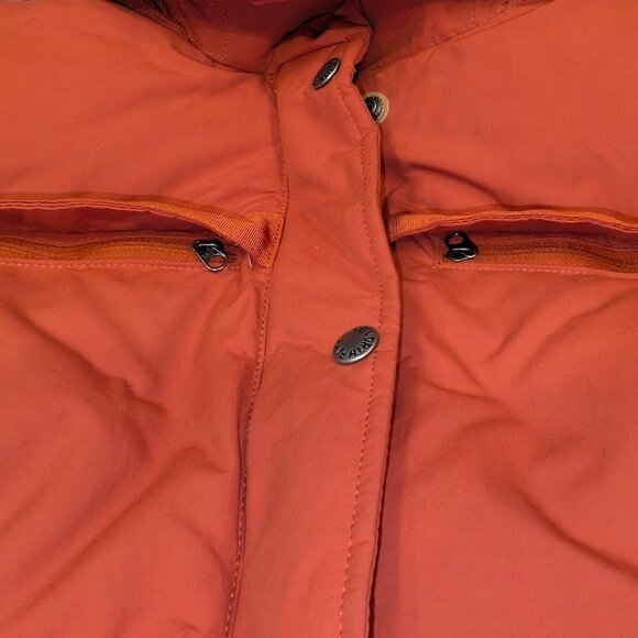The North Face Forester Down Puffer Jacket Picante Red Women's XL Winter Coat - Picture 10 of 14